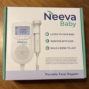 Neeva Baby Fetal Doppler Home Pregnancy Monitor NEW SEALED